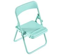 Cpolebev Steve Cute Little Chair Mobile Phone Holder Desk Foldable Phone Stand Cell Phone Stand Holder for Desk Green