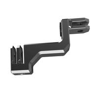 Cpolebev Suitable for Gopro9/10/11/12 Vertical Bracket Adapter Aluminum Alloy Sports Camera Tripod Conversion Seat
