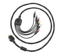 Cpolebev Suitable for PS2/ Component Cable 1.8M Suitable for PS 2/3 High Resolution Game Cable Accessories