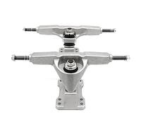 Cpolebev Surf Skate Trucks 6.25Inch Surf Skate Board Trucks Surfskate Skate Board Trucks Longboard Truck Silver