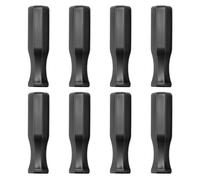 Cpolebev Table Football Machine Accessories Foosball Handle Grips Octagonal Plastic Handles for Standard Table Feet (8 Pack)