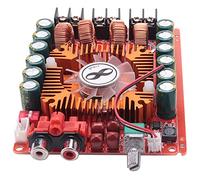 Cpolebev TDA7498E 2X160W Dual Channel Audio Amplifier Board, Support BTL Mode 1X220W Single Channel, DC 24V Digital Stereo Power Amp Module for Car Vehicle Computer