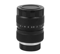 Cpolebev Television TV Lens/CCTV Lens for C Mount Camera 25mm F1.4 in Black