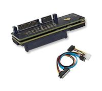 Cpolebev to SAS HDD Adapter Card 6Gbps 3.0 22Pin to SAS 29Pin Expansion Card for SAS 2.5/3.5 Inch Hard Disk SSD B