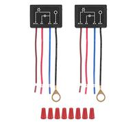 Cpolebev Touch Lamp Switch 2 Pack,Touch Lamp Control Module for Dimmable LED,Bulbs,Lamp Switch Replacement Kit with Wiring Caps