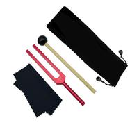 Cpolebev Tuning Fork, 528 Hz Tuning Forks for Healing Chakra,Sound Therapy,Keep Body,Mind and Spirit in Perfect Harmony Easy to Use,Red