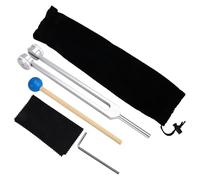 Cpolebev Tuning Fork with Silicone Hammer Bag for Healing, Musical Instrument, Sound Therapy 68.05HZ