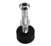 Cpolebev Tuya Diameter 12MM Wide Angle Fisheye Dual Frequency WiFi Door Eye Silver+Black