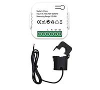 Cpolebev Tuya Smart Life ZigBee Energy Meter 80A with Current Transformer Clamp KWh Power Monitor Electricity Statistics110V 240V