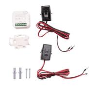 Cpolebev Tuya Smart WiFi Energy Meter 80A with Current Transformer Clamp KWh Power Monitor Electricity Statistics 90-250V(2CT)