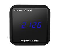 Cpolebev Tuya WiFi Light Sensor Brightness Detector with Temperature Humidity Detection Display Smart Home Security Linkage