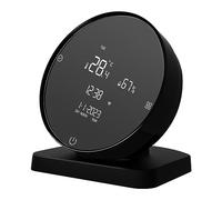 Cpolebev Tuya WiFi USB Rechargeable Temperature and Humidity Detector Home Baby's Room Hygrometer LCD Display IR Controller Easy to Use