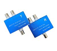 Cpolebev Two-Channel AHD/CVI/TVI1080P HD Video Multiplexer Coaxial HD Expander Adder for Camera