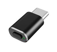 Cpolebev Type C Mouse Jiggler Undetectable Mouse Mover USB C Mouse Shaker Simulated Mouse Movement for Keep Computer Awake Black