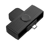 Cpolebev Type C Smart Card Reader Smart Card/SIM/ID/Card Smart Card Reader Adapter for Android Phones PC Computer