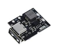 Cpolebev Type-C USB 5V 2A Boost Converter Step-Up Power Module Lithium Battery Charging Protection Board DIY Charger Easy Install with Welding