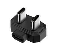 Cpolebev U-Shaped Type C OTG Adapter Fast Data Transfer USB C Charging Converter for Microphone Mobile Phone Adapter