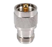 Cpolebev UHF Male PL259 to N Female M/F Straight Coax RF Adapter