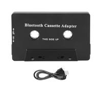 Cpolebev Universal Cassette Bluetooth 5.0 Car Tape Aux Stereo Adapter with Mic for Phone MP3 AUX Cable CD Player