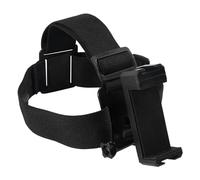 Cpolebev Universal Head Strap Mount Headband Holder with Mobile Phone Clip Holder for Smartphones Vlog Accessories