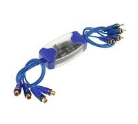 Cpolebev Universal Noise Sound Eliminator 4 Channel Ground Loop Isolator Noise Filters for Car Audio Radio Home Stereo System