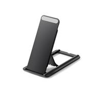 Cpolebev Universal Tablet Stand Foldable Storage Portable Sticky Tablet Bracket for Desktop E-Reader Bracket Tablet Holder Black