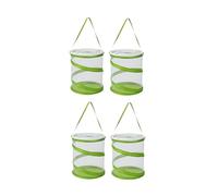 Cpolebev -Up Insect and Butterfly Habitat Cage Terrarium Clear Mesh Enclosure, See Through Easier Easy to Use