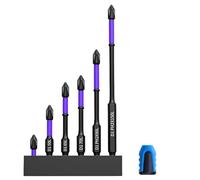 Cpolebev Upgraded High Hardness and Strong Magnetic Bit Screwdriver Bits Set Magnetic Drill Anti-Shock Non-Slip Bit, Super Strong Magnetic Drill Bits, (1 Set)