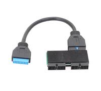 Cpolebev USB 3.0 19Pin HUB with Chip Modular Cable Design Motherboard Data Extension Cable