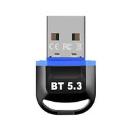Cpolebev USB Bluetooth Adapter for Pc USB Bluetooth Dongle 5.3 Wireless Bluetooth Connector Receptor USB Key for Computer