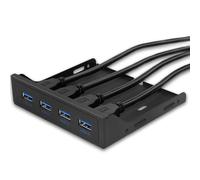 Cpolebev USB Front Panel Hub 3.5 Inch Floppy Bay USB 3.0 Front Panel 3.5 Inch Floppy Front Panel