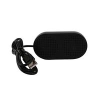 Cpolebev USB Speaker Portable Loudspeaker Powered Stereo Multimedia Speaker for Notebook Laptop PC(Black)