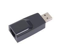 Cpolebev USB to RJ45 LAN Ethernet Adapter 100Mbps USB2.0 Network Card for PC Laptop Desktop DVB Set Top Box Drive-Free Black