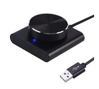 Cpolebev USB Volume Control Lossless PC Computer Speaker Volume Controller Knob Adjuster Digital Control with One Key Mute,
