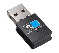 Cpolebev USB WiFi Bluetooth Adapter, Bluetooth 4.2 150Mbps Wifi Dongle Network Card, Wifi Bluetooth Receiver Transmitter