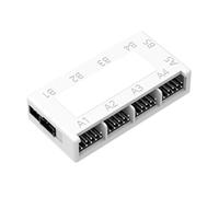Cpolebev USB2.0 9pin Header Extension Hub Splitter Adapter Converter Motherboard USB 2.0 Adapter 9Pin Internal USB Hub White
