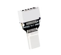 Cpolebev USB3.2 Type-C Male to Type-E Female Adapter 20Gbps Computer Case Front Type-E Adapter for Computer Motherboard Expansion