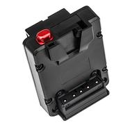 Cpolebev V Mount V-Lock Battery to NP-F F550 F570 F750 F970 Dummy Battery Converter Black Battery Adapter Plate Plate D-Tap for LED Light Monitor V-Mount