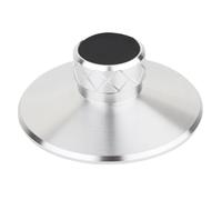 Cpolebev Vinyl Turntable Weight Metal Disc Stabilizer Vibration Reducer Record Clamp Turntables Silver Easy Install
