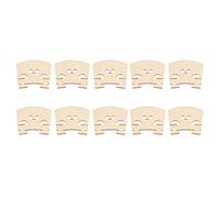Cpolebev Violin Bridge 4/4 Maple Leaf Violin Bridge 10 Pack Violin Parts Violin Code