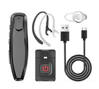 Cpolebev Walkie Talkie Wireless Bluetooth PTT Headset Earpiece Hands-Free K Plug for Microphone Headset -888S K5