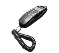 Cpolebev Wall Mounted Corded Telephone Caller ID Display, Wired Landline Phone for Home, Hotel, Office B