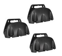 Cpolebev Wall Mounted Garden Irrigation Hose Hanger Plastic Rack Faucet Watering Hose Storage Rack Pipe Wrap Rack Black