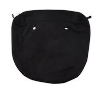 Cpolebev Waterproof Solid Canvas Insert Inner Lining Insert Zipper Pocket for Obag O Bag Handbag Bag Black