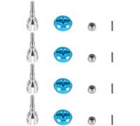 Cpolebev Wheel Conversion Set Axle & 12Mm Hex Dive Hub Turn 1/10 on Road for 1/18 A959 A969 A979 A959B A969-B RC Car Upgrade Parts