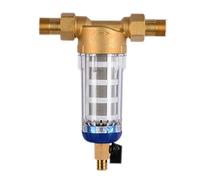 Cpolebev Whole House Down Sediment Water Filter Central Prefilter System Backwash Stainless Steel Mesh B