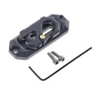 Cpolebev Winch Control Mount Plate Metal Winch Hook Recovery Tool Suitable for RC Crawler Car Axail SCX10 TRX4 Parts Accessories Grey