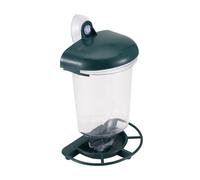 Cpolebev Window Bird Feeder with Strong Suction Cup, Removable Hanging Wild Bird Feeder Watch Wild Backyard Birds From Your House