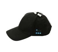 Cpolebev Wireless Headphones Bluetooth Earphone Sport Music Cap Leisure Hands-Free Call Baseball Hat Earphone for Mobile Black