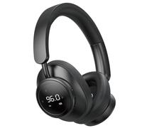 Cpolebev Wireless Headset Headphone with Mic Foldable over Ear Bluetooth 5.3 Earphone Support TF Card FM Radio Black
